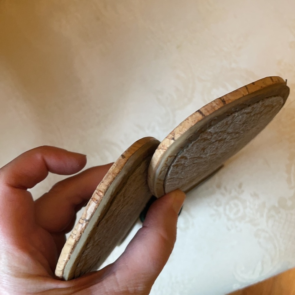 C Wonder sandals flip flops cork bottoms EUC - Picture 5 of 7